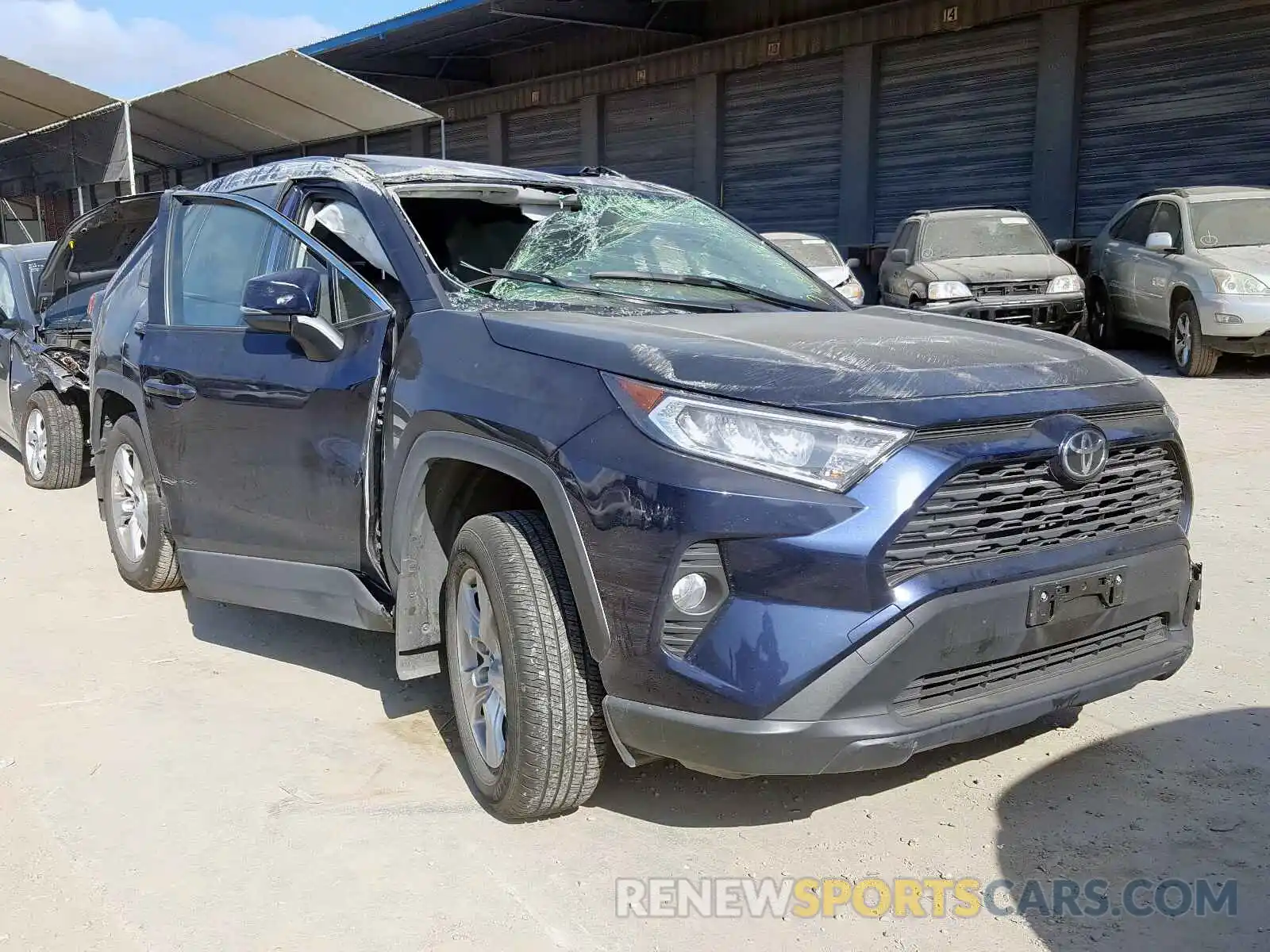 1 Photograph of a damaged car JTMP1RFV8KD007213 TOYOTA RAV4 2019