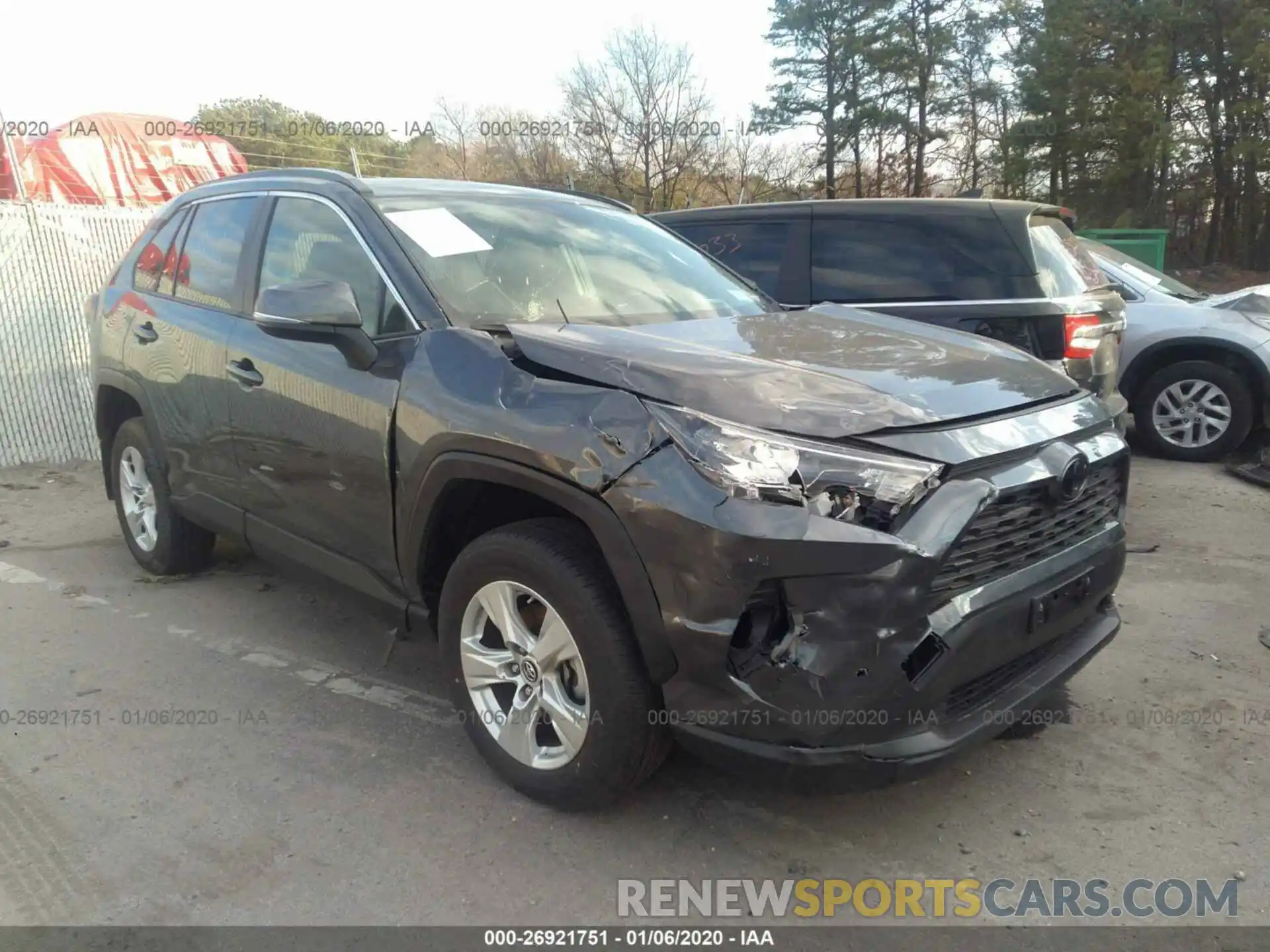 1 Photograph of a damaged car JTMP1RFV8KD011603 TOYOTA RAV4 2019