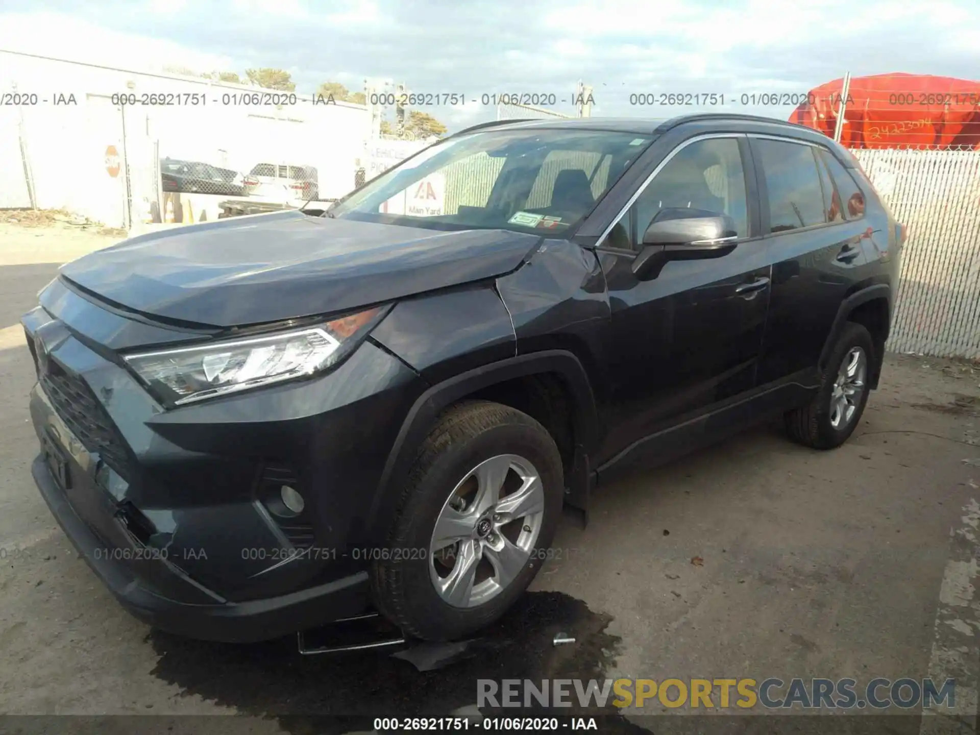 2 Photograph of a damaged car JTMP1RFV8KD011603 TOYOTA RAV4 2019