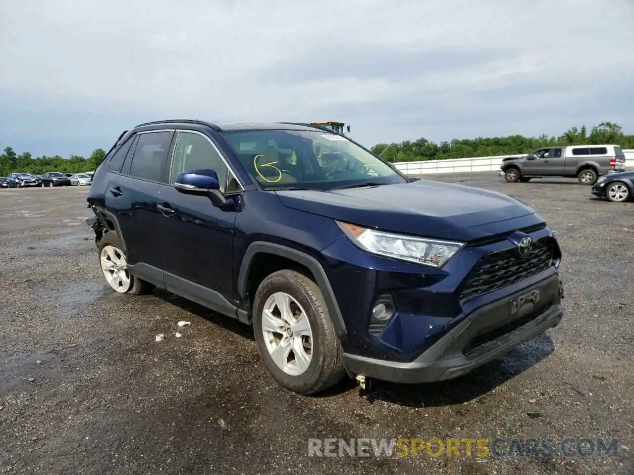 1 Photograph of a damaged car JTMP1RFV8KD016199 TOYOTA RAV4 2019