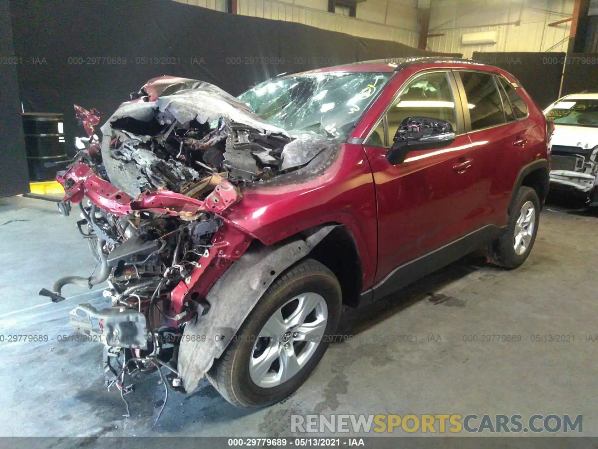 2 Photograph of a damaged car JTMP1RFV8KD021337 TOYOTA RAV4 2019