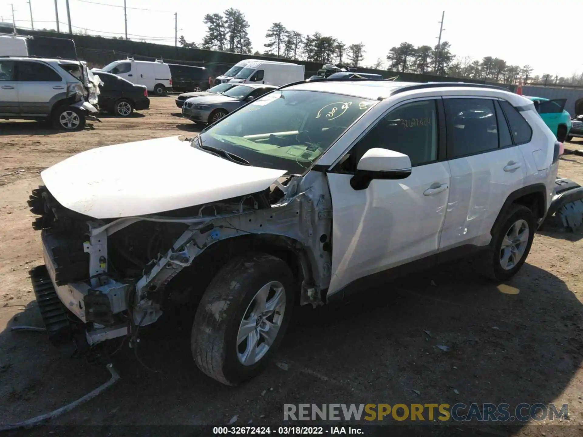 2 Photograph of a damaged car JTMP1RFV8KD022407 TOYOTA RAV4 2019