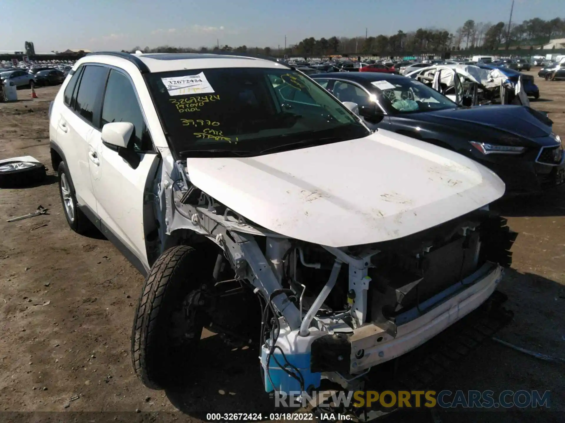 6 Photograph of a damaged car JTMP1RFV8KD022407 TOYOTA RAV4 2019