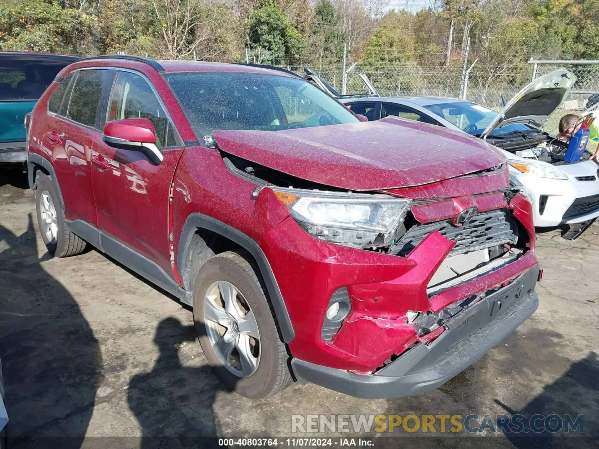 1 Photograph of a damaged car JTMP1RFV8KD029650 TOYOTA RAV4 2019