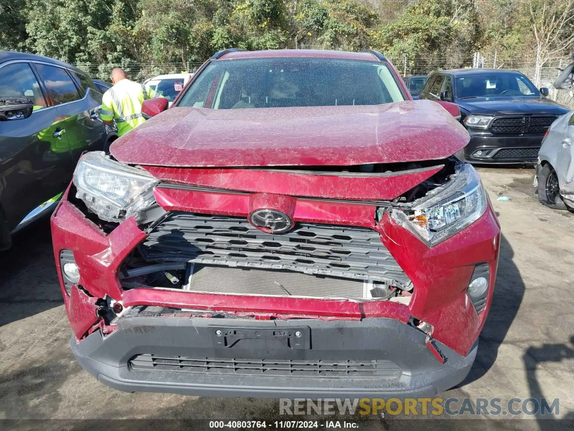 6 Photograph of a damaged car JTMP1RFV8KD029650 TOYOTA RAV4 2019