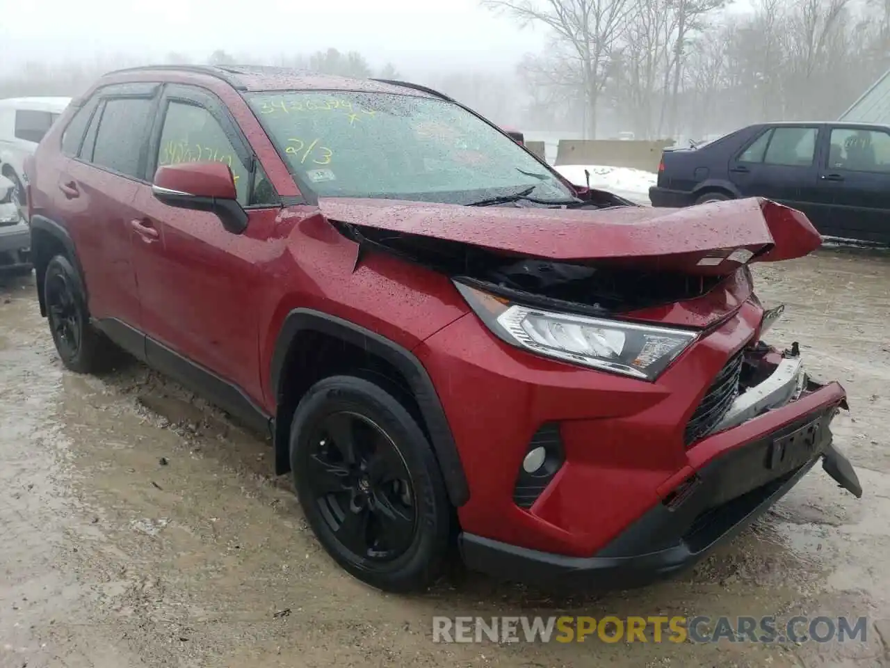 1 Photograph of a damaged car JTMP1RFV8KD503323 TOYOTA RAV4 2019