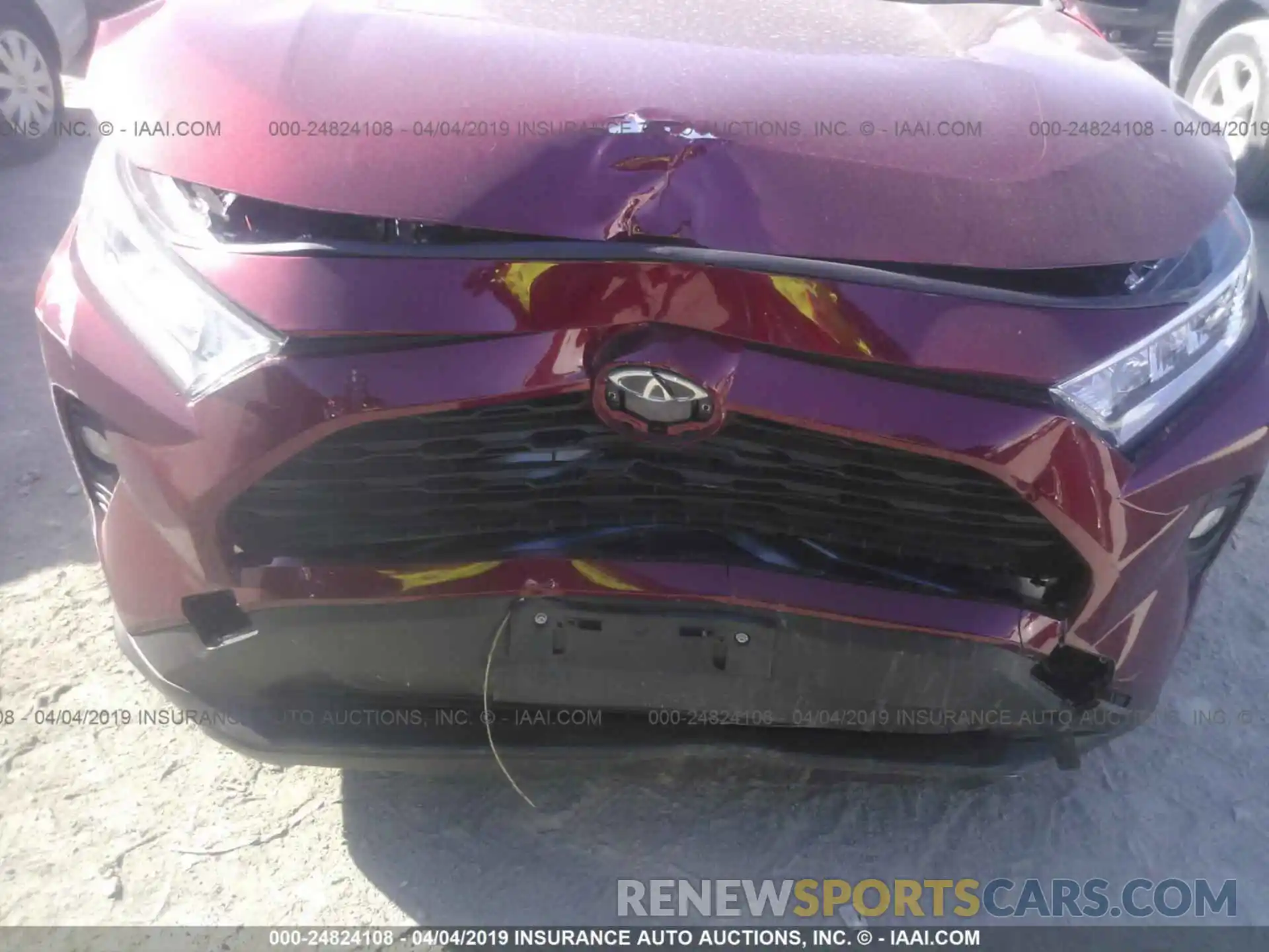 6 Photograph of a damaged car JTMP1RFV8KD503466 TOYOTA RAV4 2019