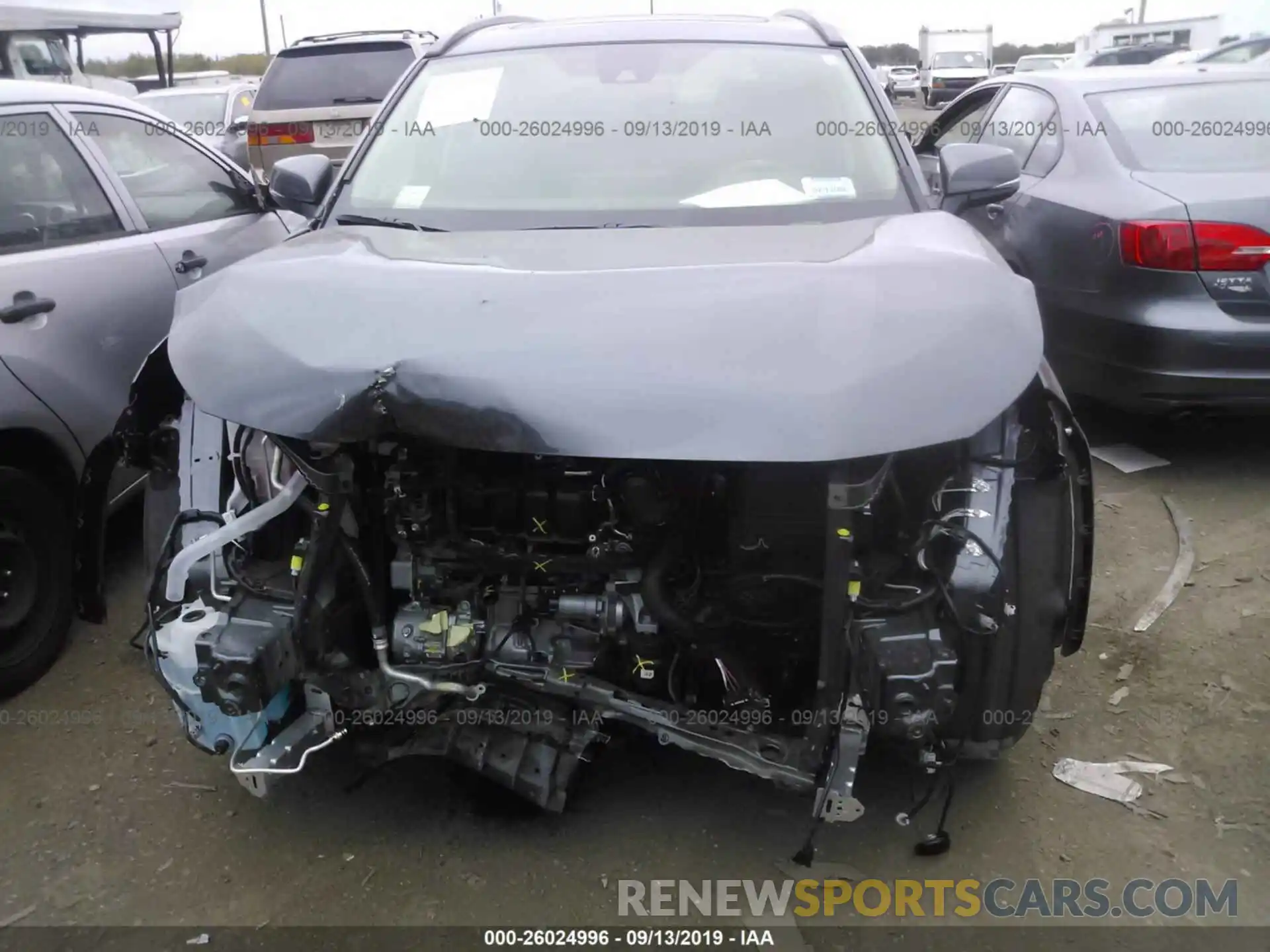 6 Photograph of a damaged car JTMP1RFV9KD008726 TOYOTA RAV4 2019