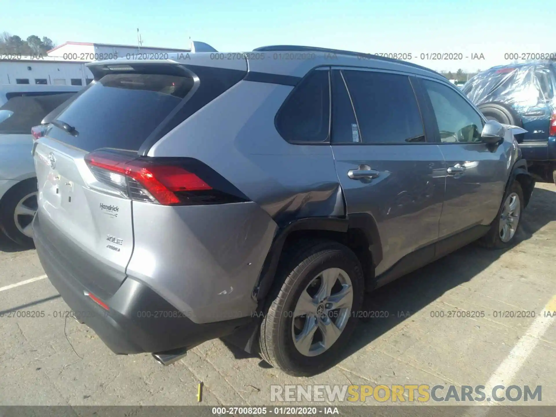 4 Photograph of a damaged car JTMP1RFV9KD010346 TOYOTA RAV4 2019