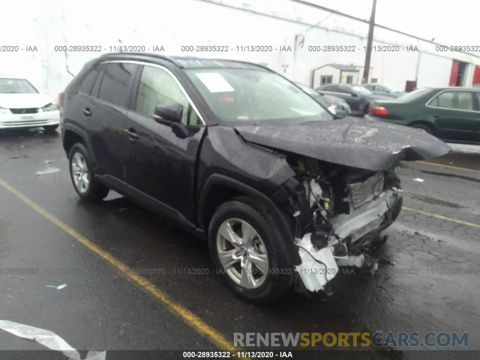 1 Photograph of a damaged car JTMP1RFV9KD029902 TOYOTA RAV4 2019