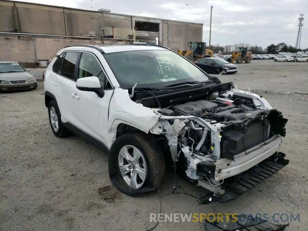 1 Photograph of a damaged car JTMP1RFV9KD035165 TOYOTA RAV4 2019