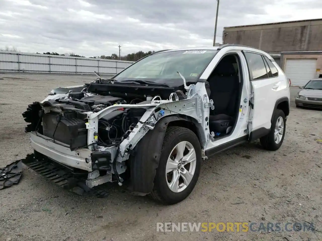 2 Photograph of a damaged car JTMP1RFV9KD035165 TOYOTA RAV4 2019