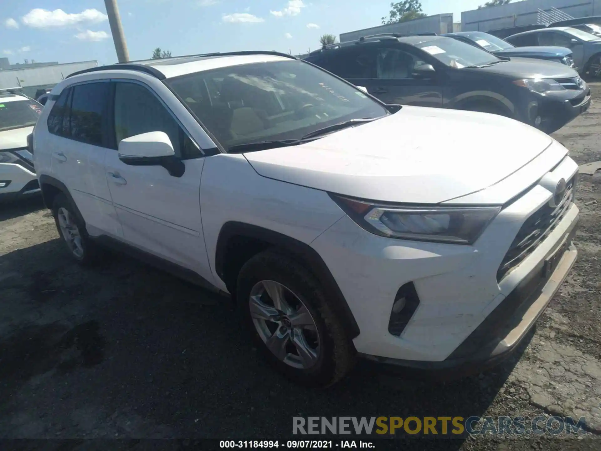 1 Photograph of a damaged car JTMP1RFV9KD039684 TOYOTA RAV4 2019