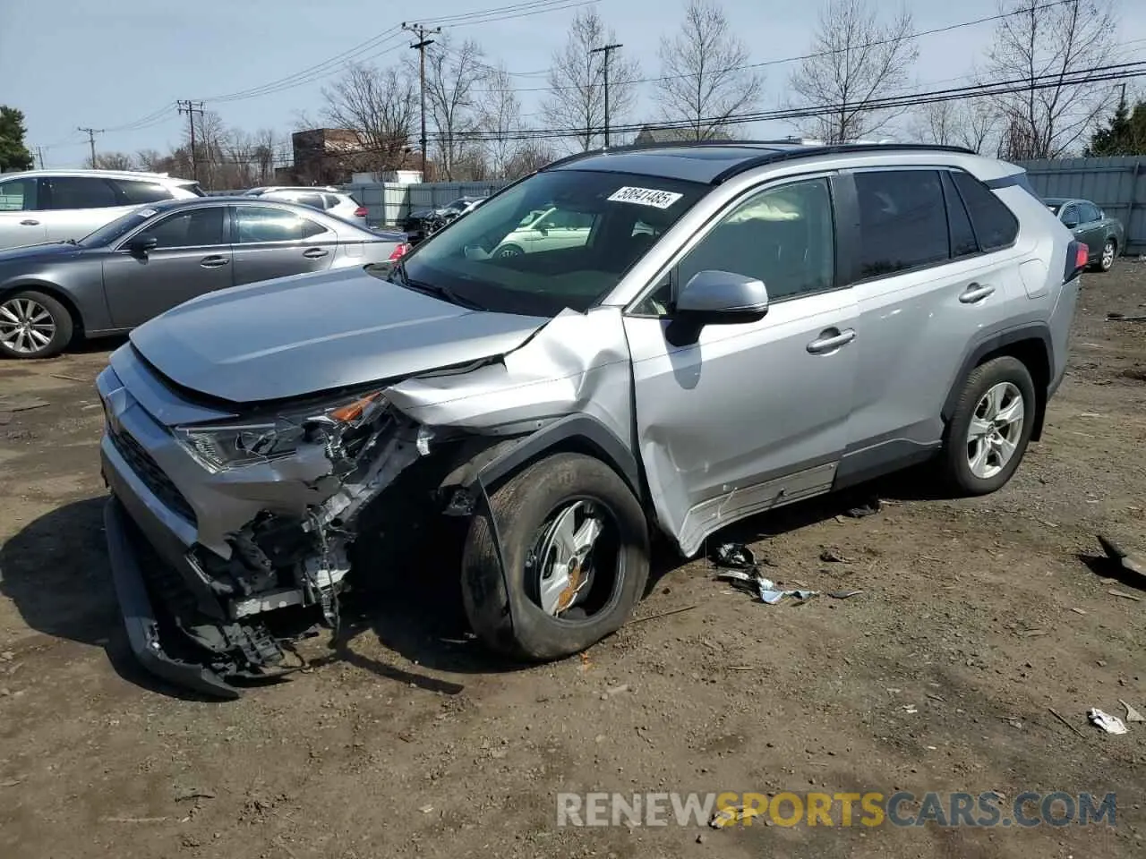 1 Photograph of a damaged car JTMP1RFV9KD045193 TOYOTA RAV4 2019