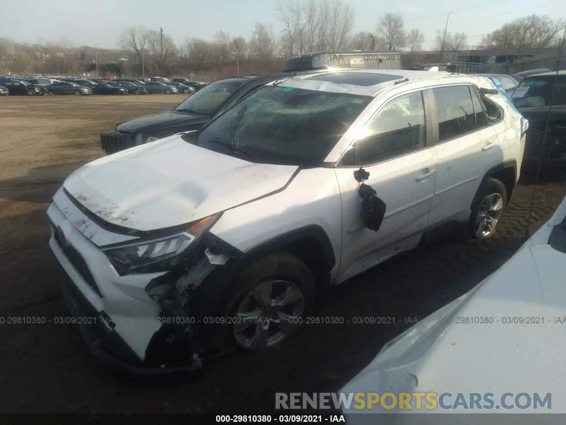 2 Photograph of a damaged car JTMP1RFV9KD500785 TOYOTA RAV4 2019