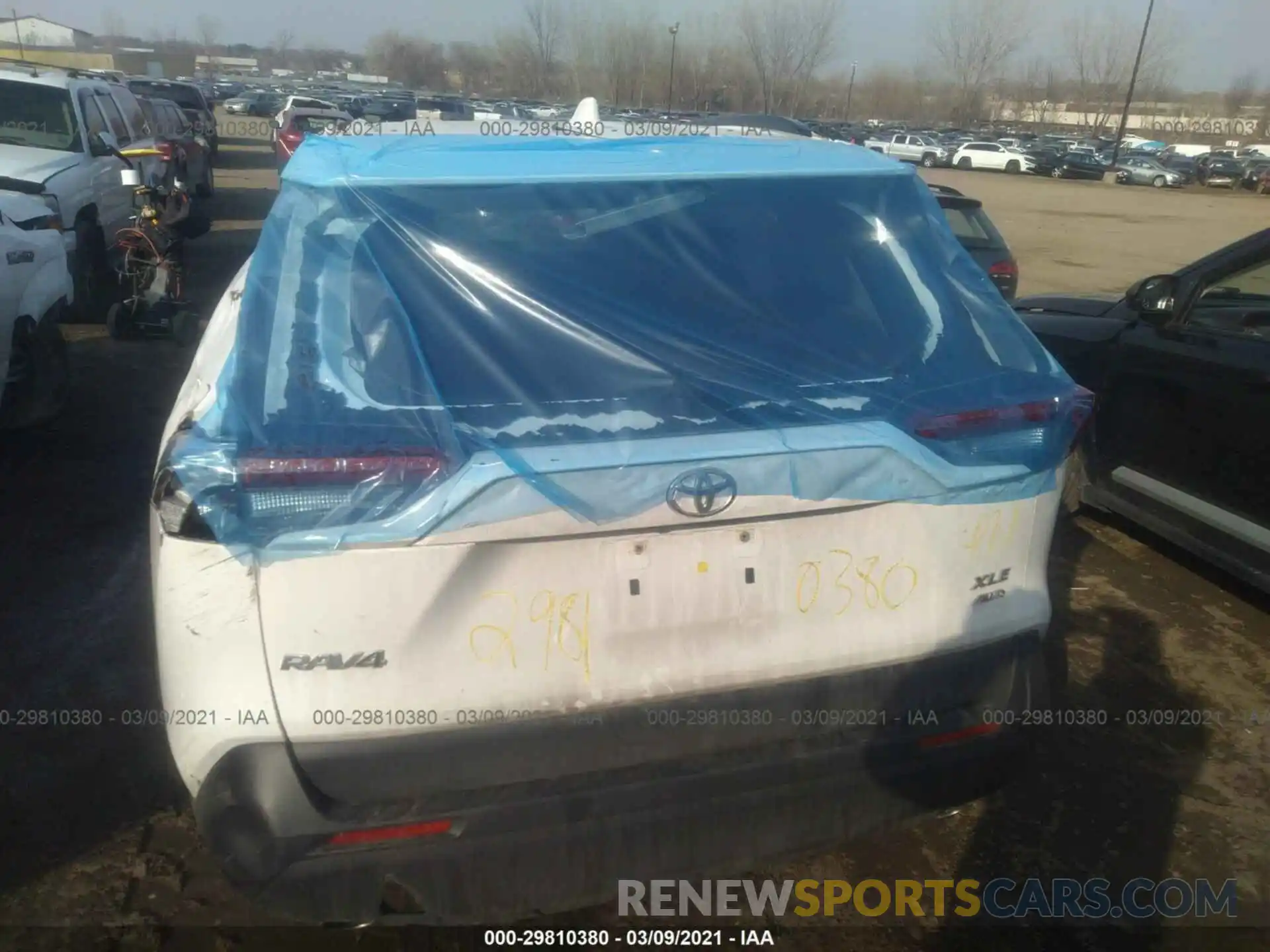 6 Photograph of a damaged car JTMP1RFV9KD500785 TOYOTA RAV4 2019