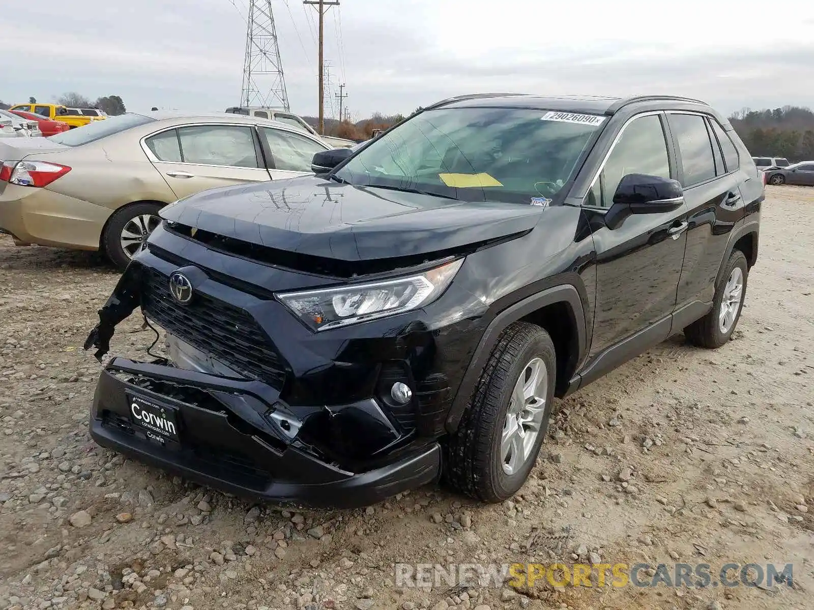 2 Photograph of a damaged car JTMP1RFV9KD502424 TOYOTA RAV4 2019