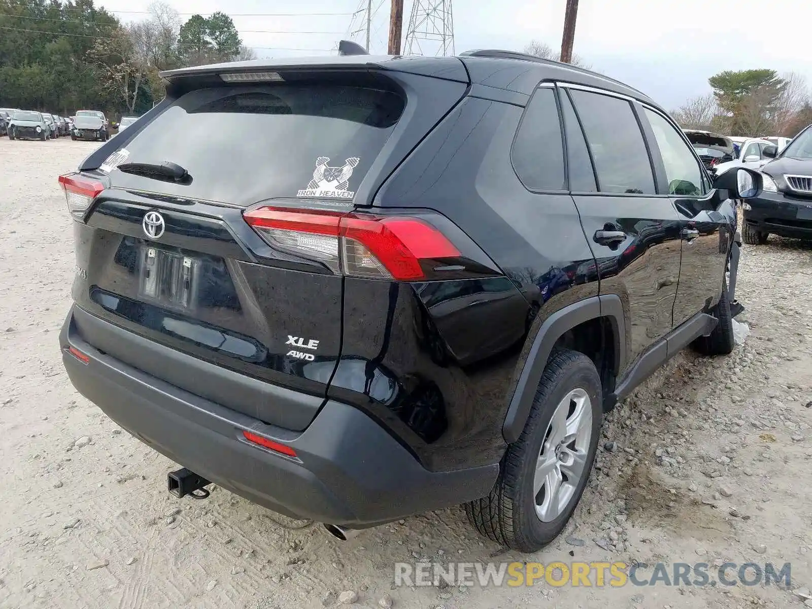 4 Photograph of a damaged car JTMP1RFV9KD502424 TOYOTA RAV4 2019