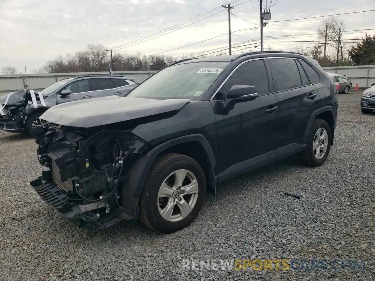 1 Photograph of a damaged car JTMP1RFV9KD506960 TOYOTA RAV4 2019