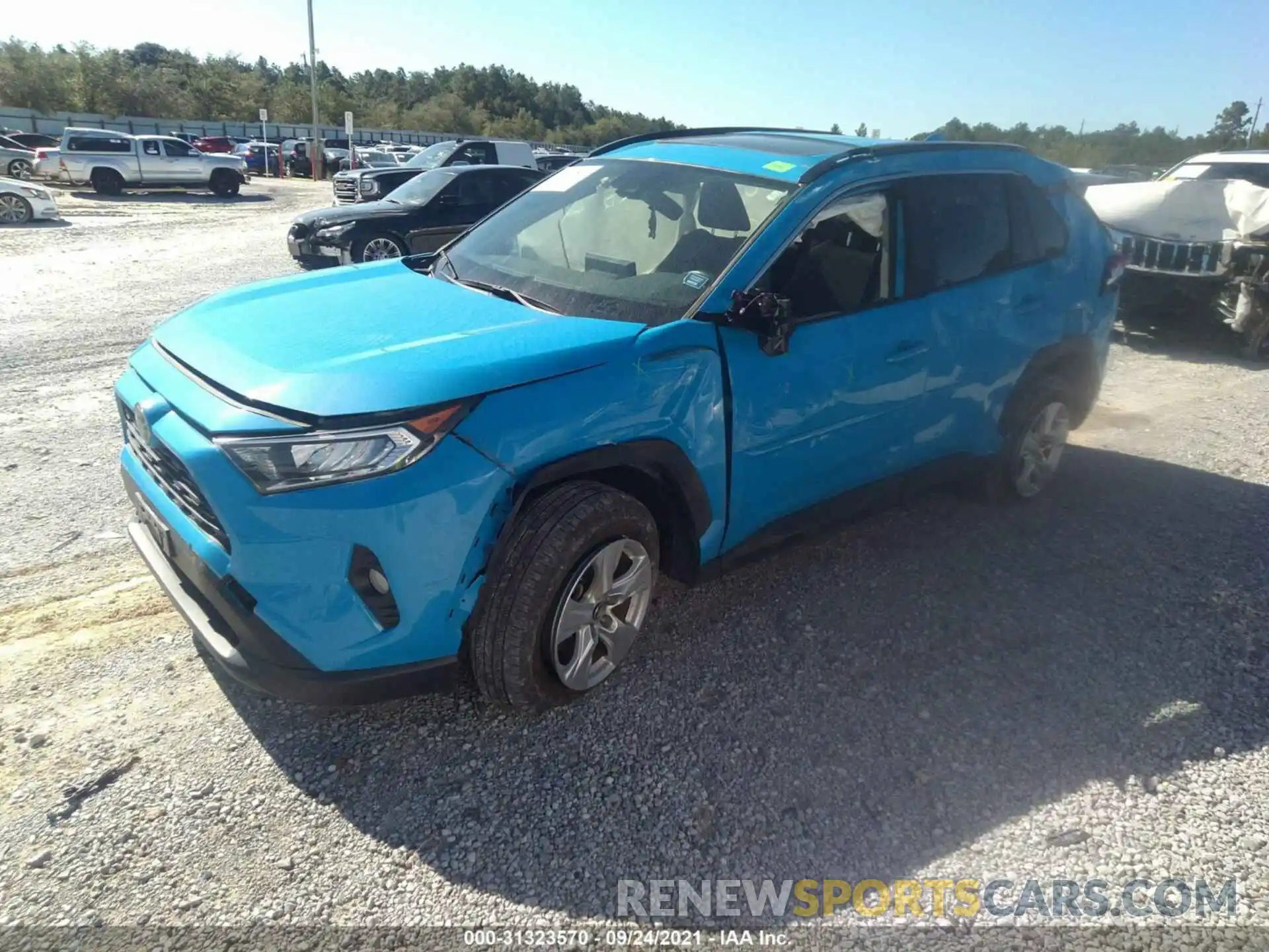 2 Photograph of a damaged car JTMP1RFV9KD508563 TOYOTA RAV4 2019