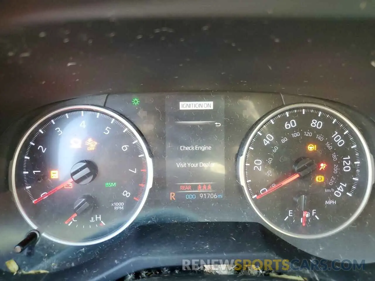 9 Photograph of a damaged car JTMP1RFVXKD016964 TOYOTA RAV4 2019