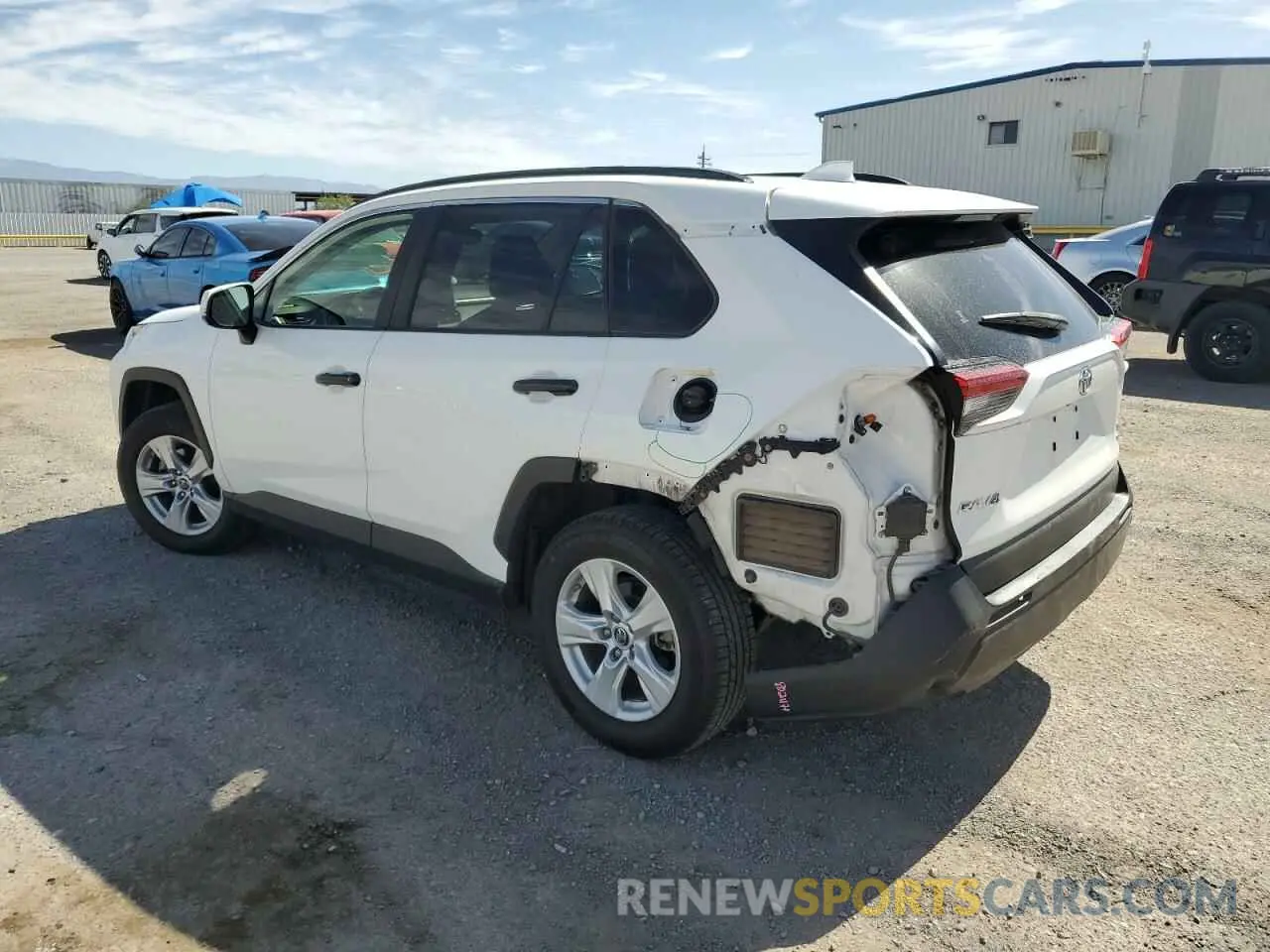 2 Photograph of a damaged car JTMP1RFVXKD023638 TOYOTA RAV4 2019
