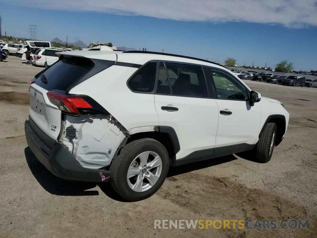 3 Photograph of a damaged car JTMP1RFVXKD023638 TOYOTA RAV4 2019