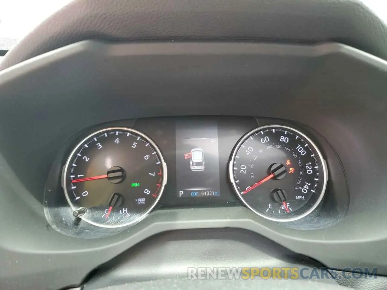 9 Photograph of a damaged car JTMP1RFVXKD023736 TOYOTA RAV4 2019