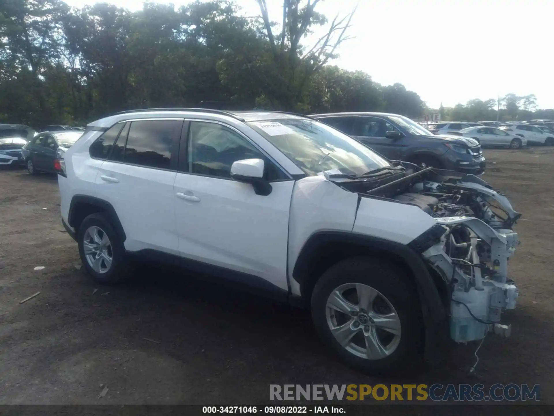 1 Photograph of a damaged car JTMP1RFVXKD046451 TOYOTA RAV4 2019