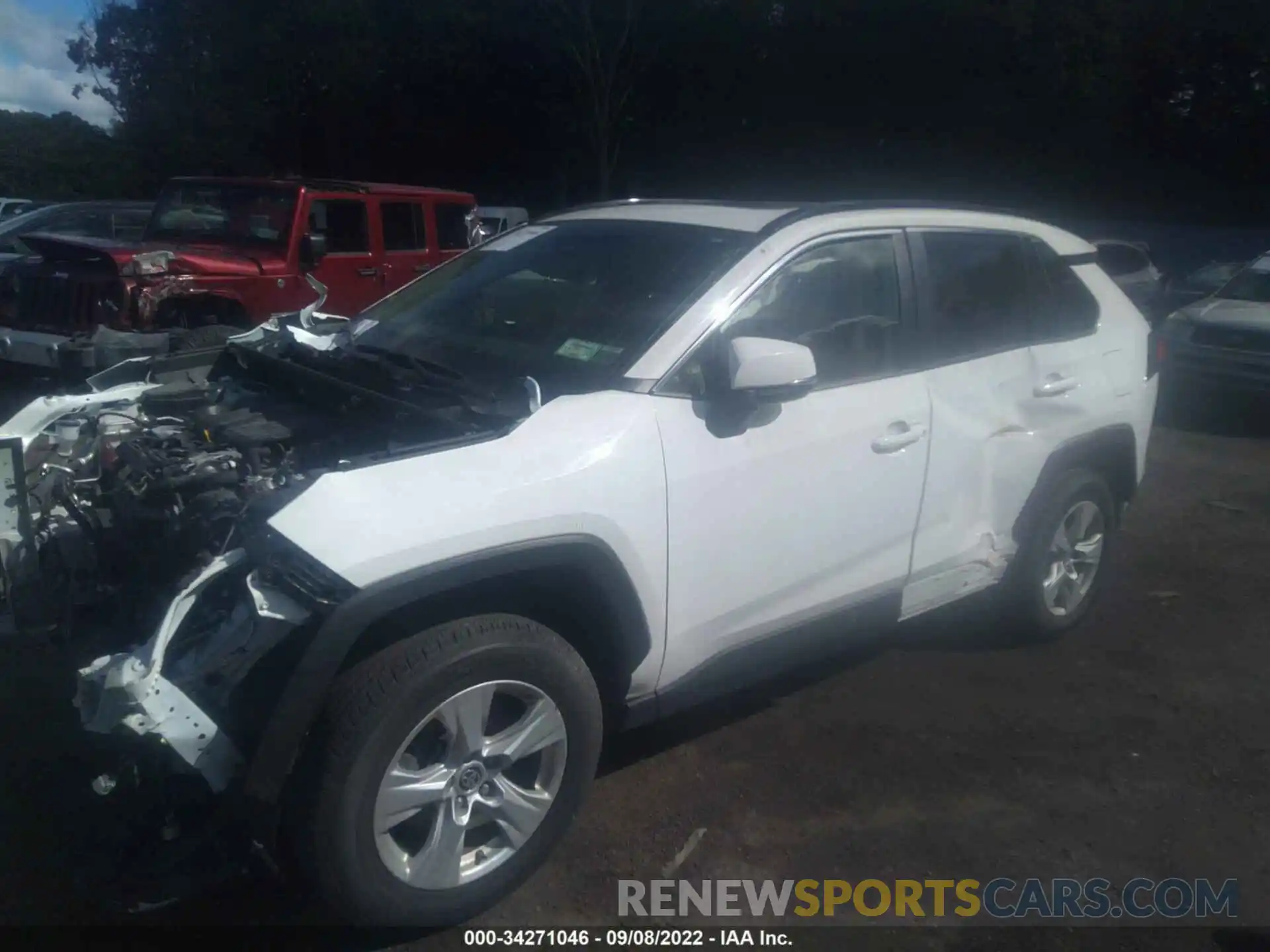 2 Photograph of a damaged car JTMP1RFVXKD046451 TOYOTA RAV4 2019