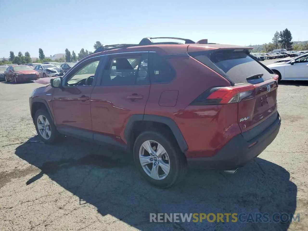 2 Photograph of a damaged car JTMRWRFV0KD007023 TOYOTA RAV4 2019