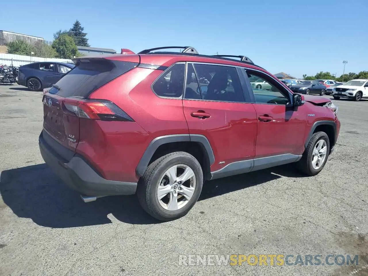 3 Photograph of a damaged car JTMRWRFV0KD007023 TOYOTA RAV4 2019