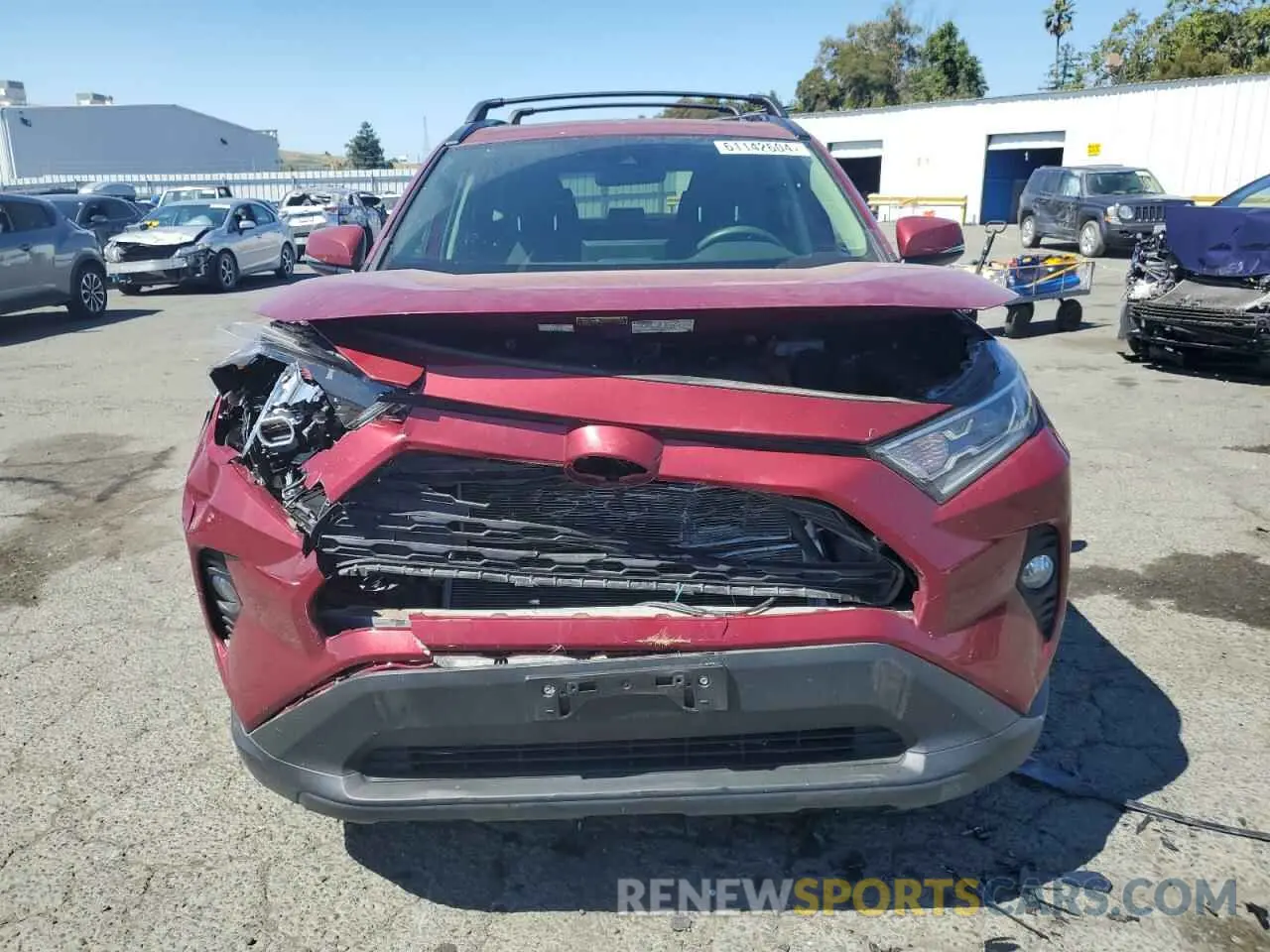5 Photograph of a damaged car JTMRWRFV0KD007023 TOYOTA RAV4 2019