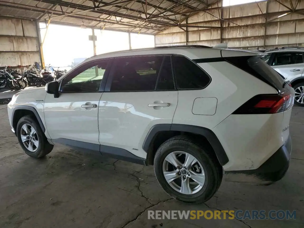 2 Photograph of a damaged car JTMRWRFV0KD515511 TOYOTA RAV4 2019