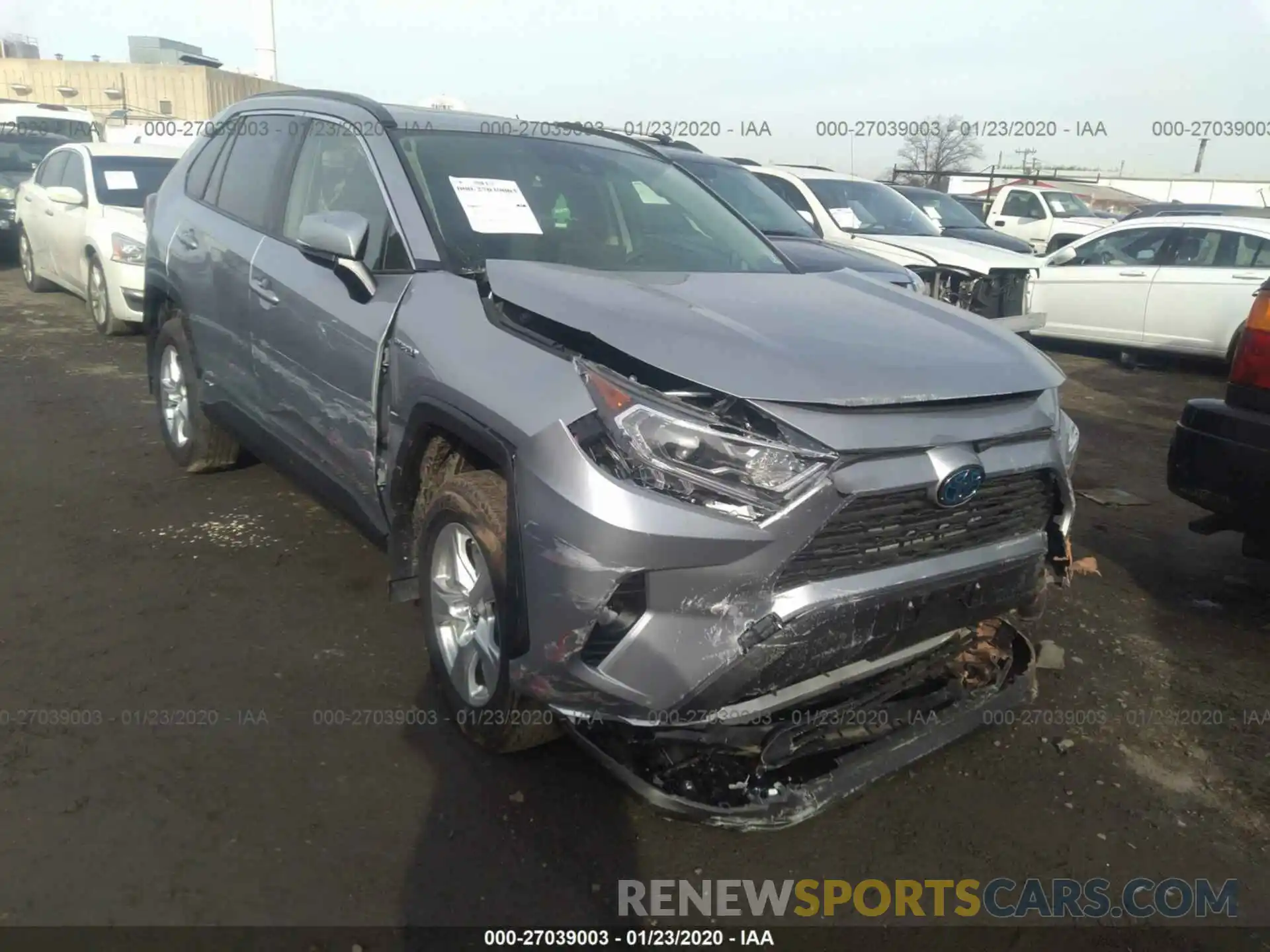 6 Photograph of a damaged car JTMRWRFV1KD030990 TOYOTA RAV4 2019