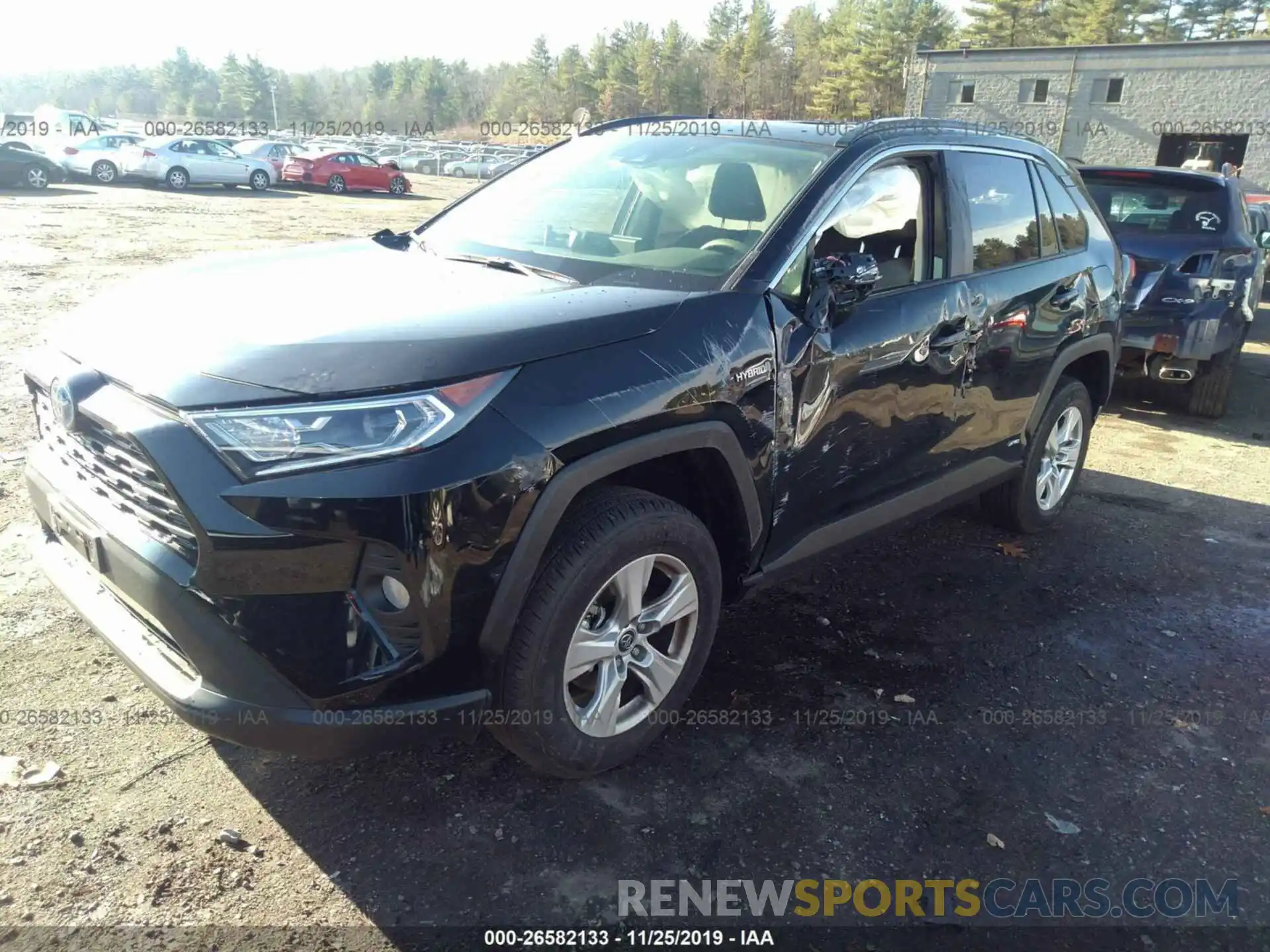 2 Photograph of a damaged car JTMRWRFV1KD031721 TOYOTA RAV4 2019