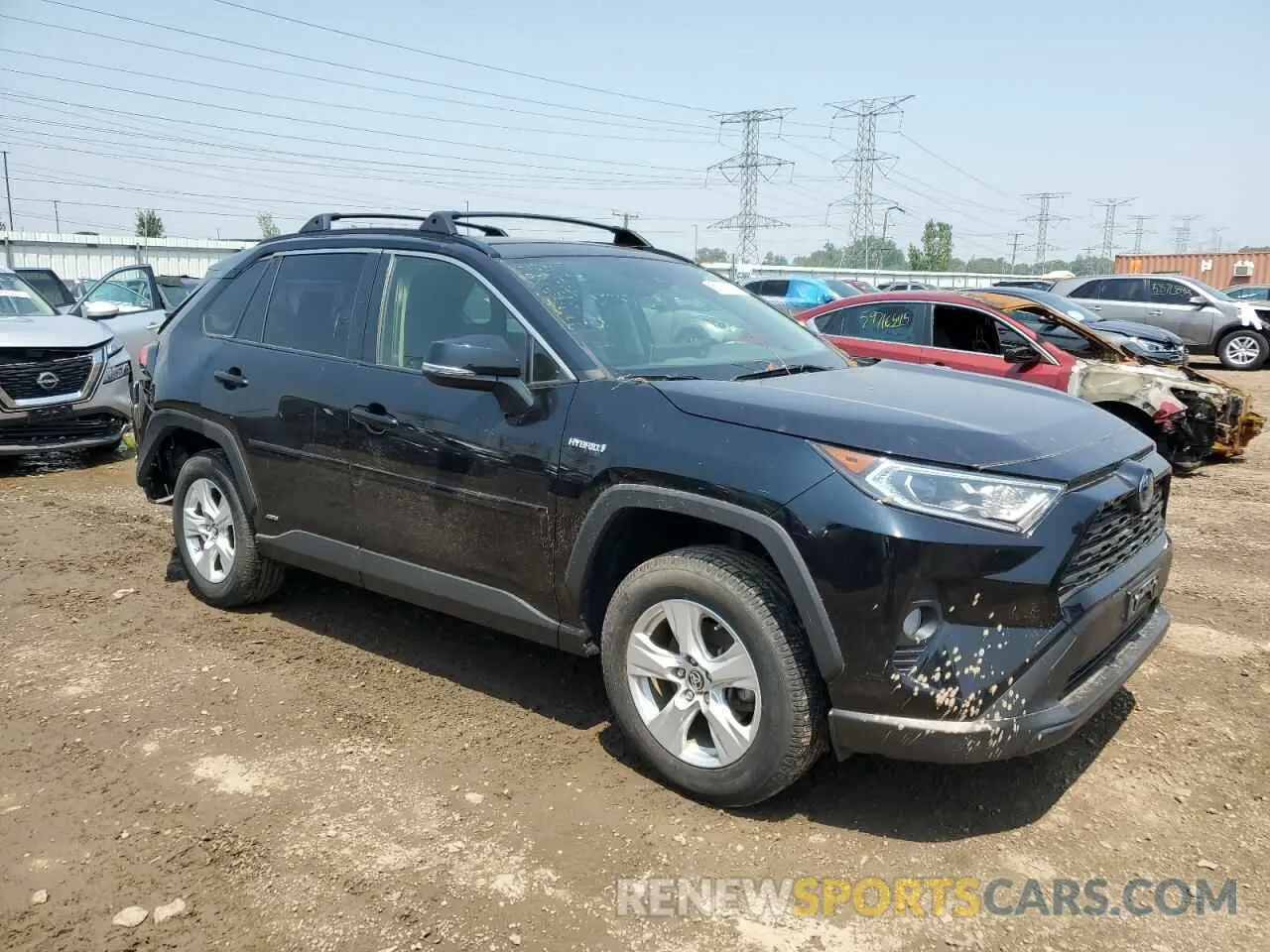 4 Photograph of a damaged car JTMRWRFV4KD009535 TOYOTA RAV4 2019