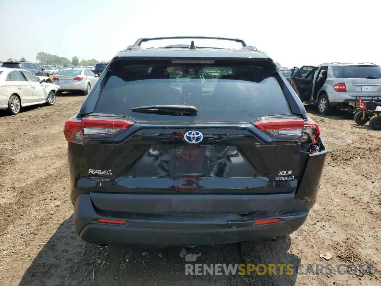 6 Photograph of a damaged car JTMRWRFV4KD009535 TOYOTA RAV4 2019