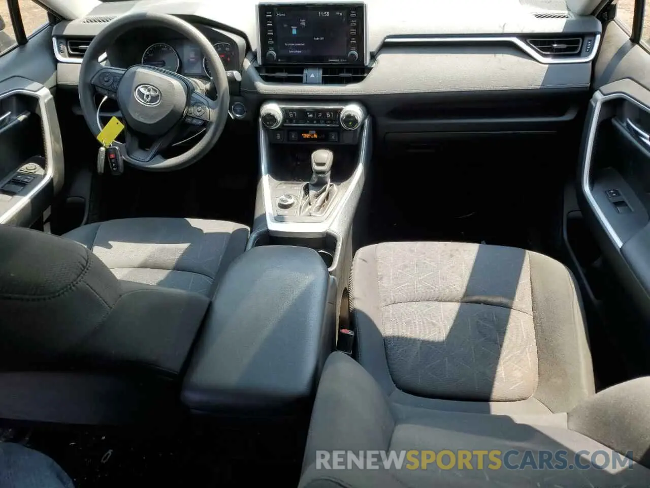 8 Photograph of a damaged car JTMRWRFV4KD009535 TOYOTA RAV4 2019