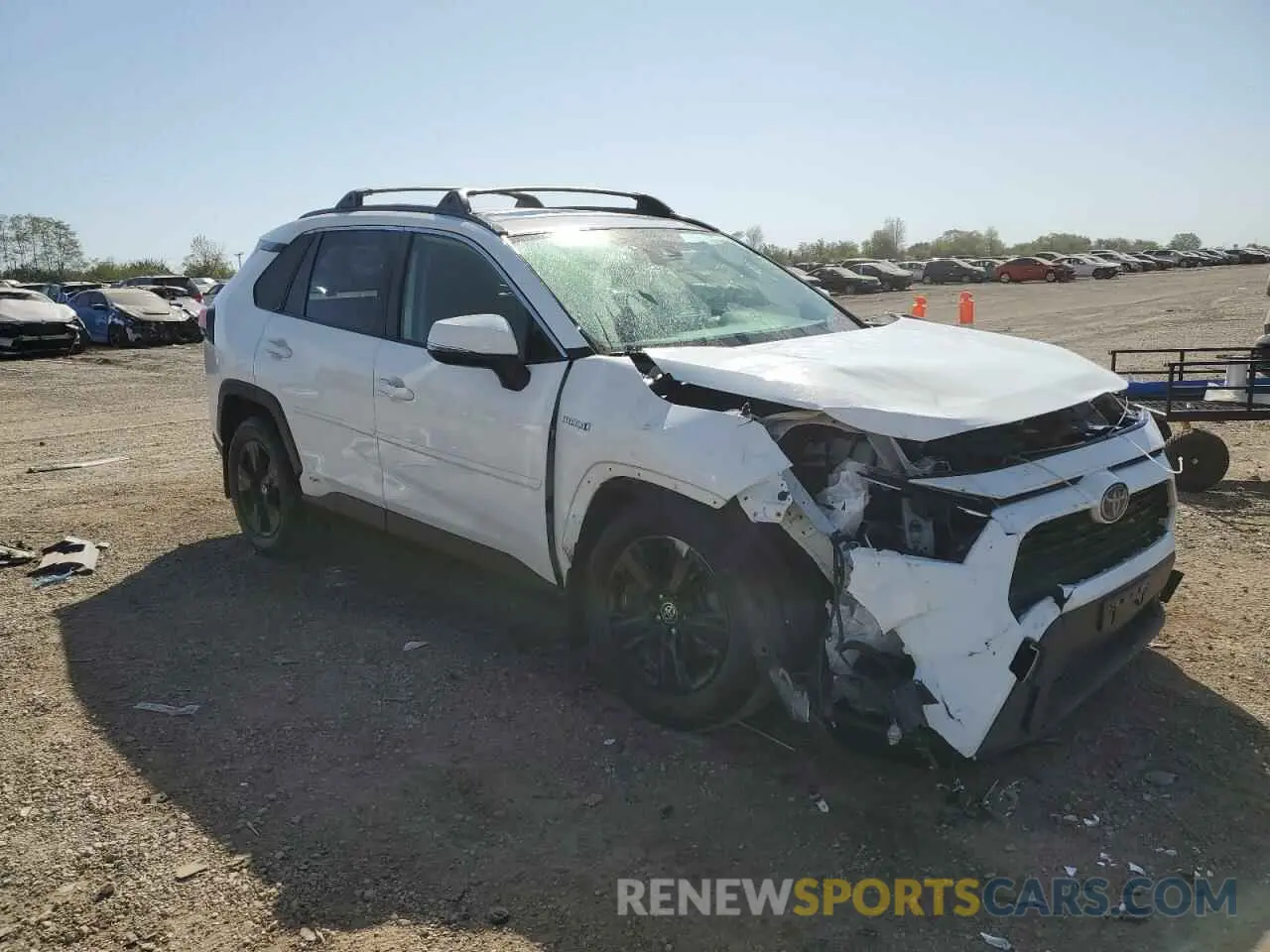 4 Photograph of a damaged car JTMRWRFV4KD041479 TOYOTA RAV4 2019