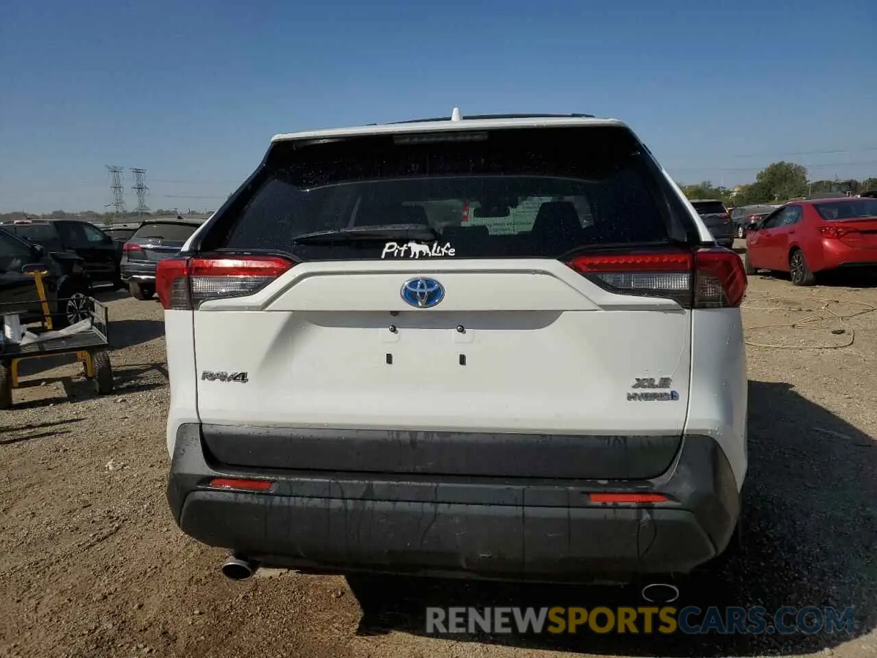 6 Photograph of a damaged car JTMRWRFV4KD041479 TOYOTA RAV4 2019