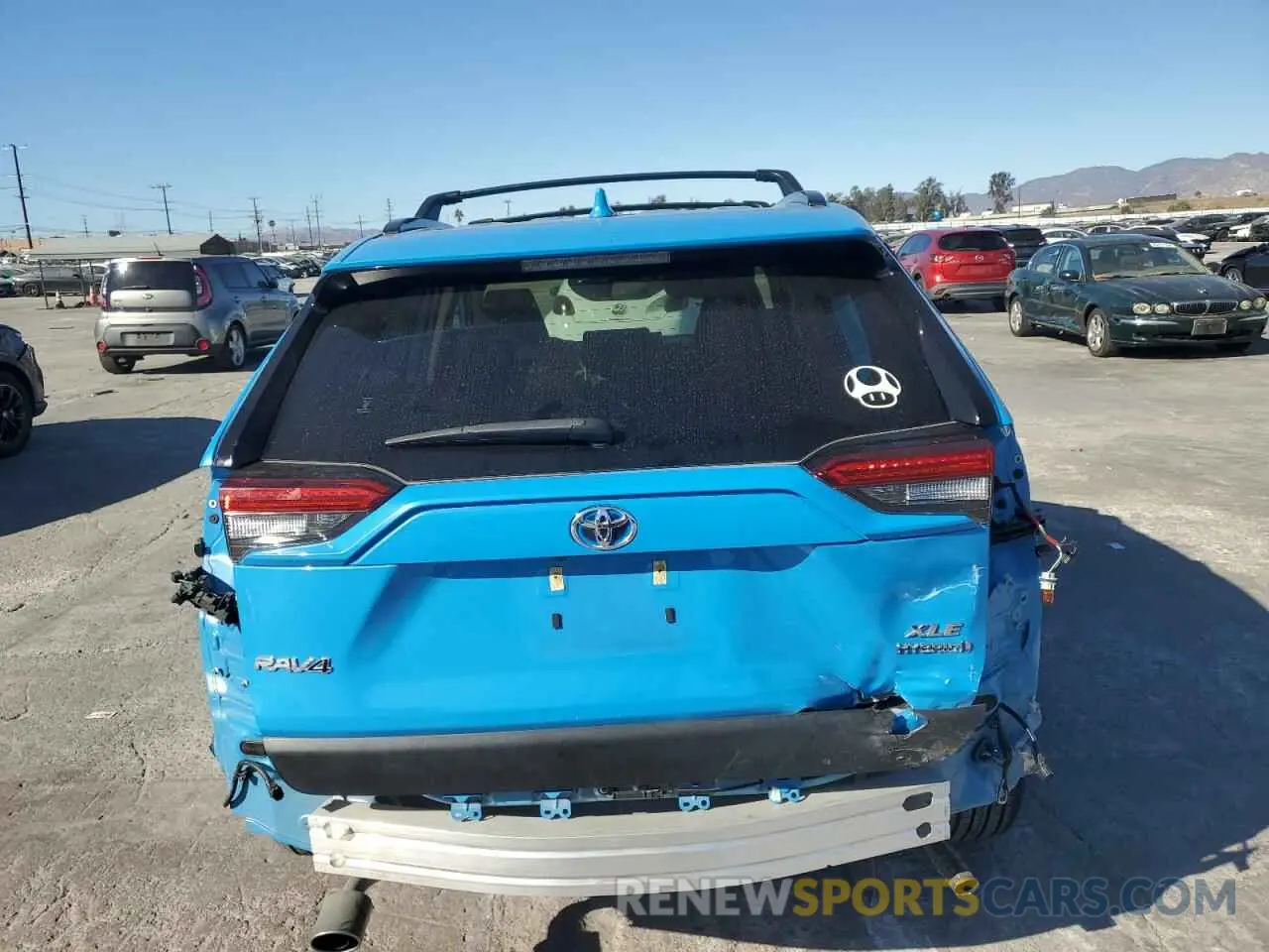 6 Photograph of a damaged car JTMRWRFV4KJ009729 TOYOTA RAV4 2019