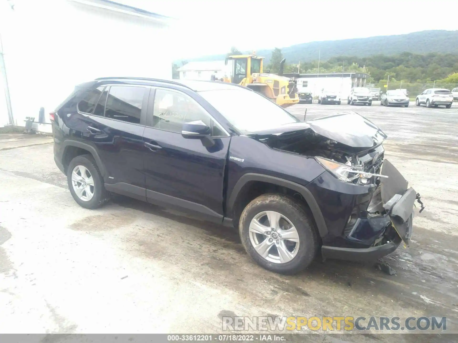 1 Photograph of a damaged car JTMRWRFV6KD519899 TOYOTA RAV4 2019