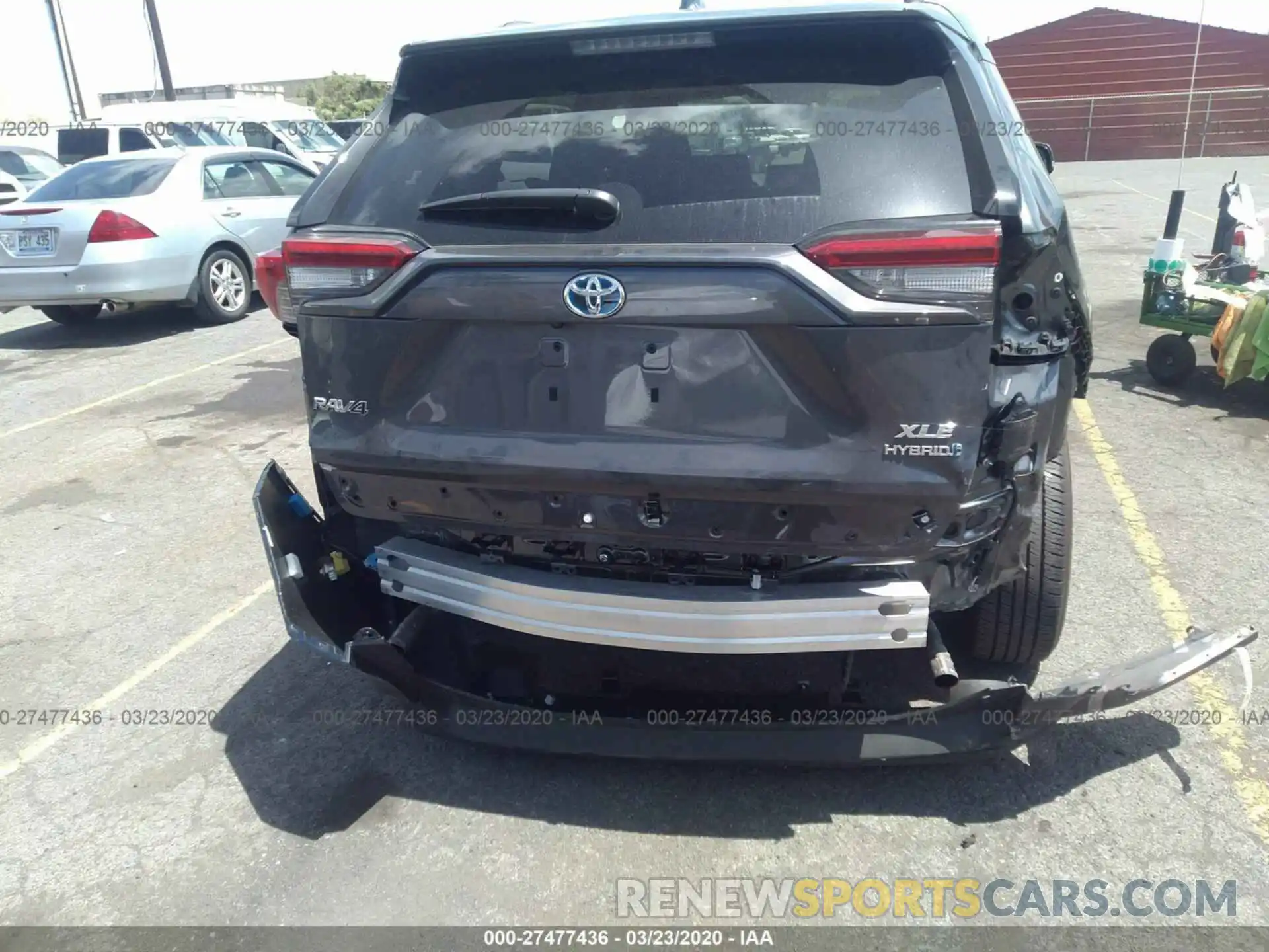 6 Photograph of a damaged car JTMRWRFV7KD039354 TOYOTA RAV4 2019