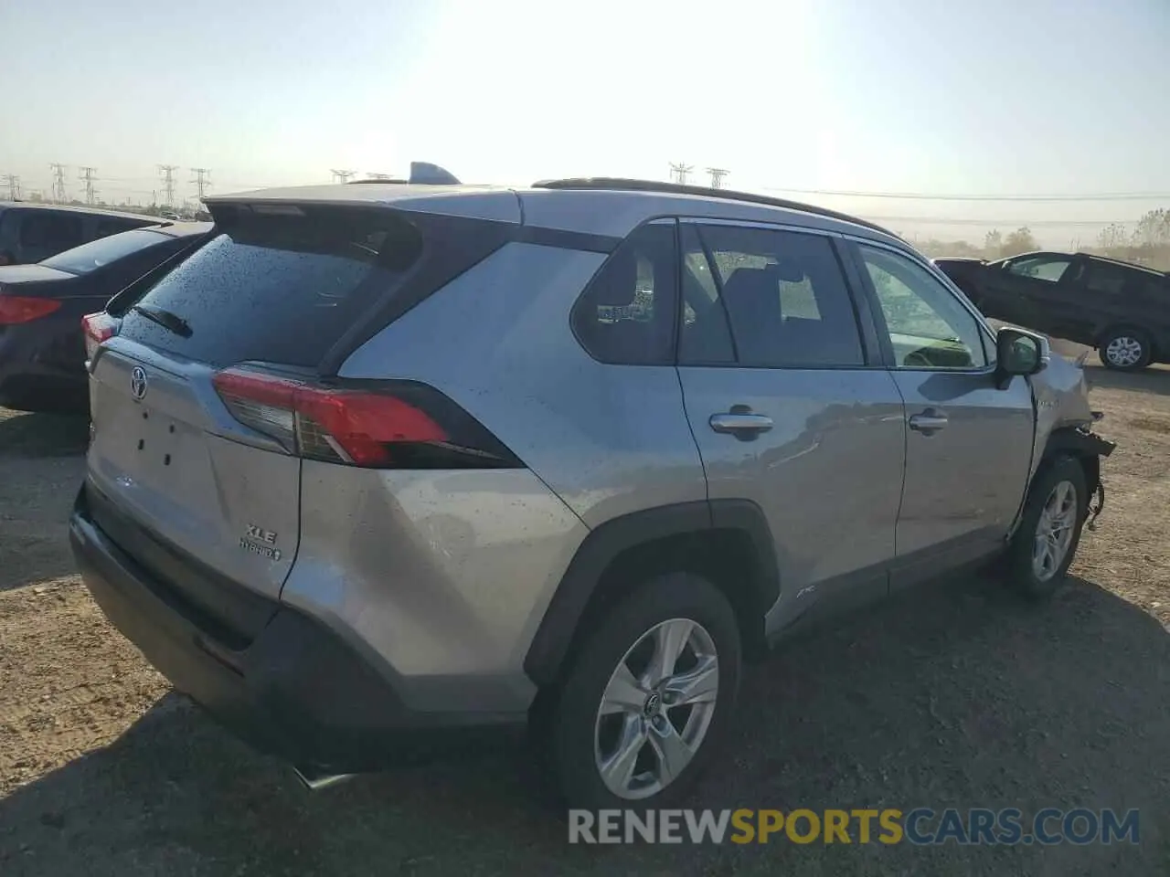 3 Photograph of a damaged car JTMRWRFV8KD006993 TOYOTA RAV4 2019