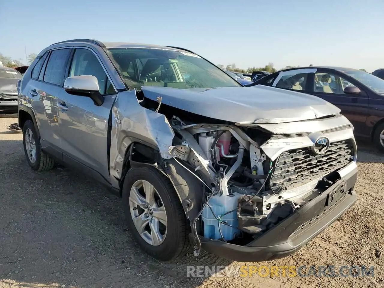 4 Photograph of a damaged car JTMRWRFV8KD006993 TOYOTA RAV4 2019