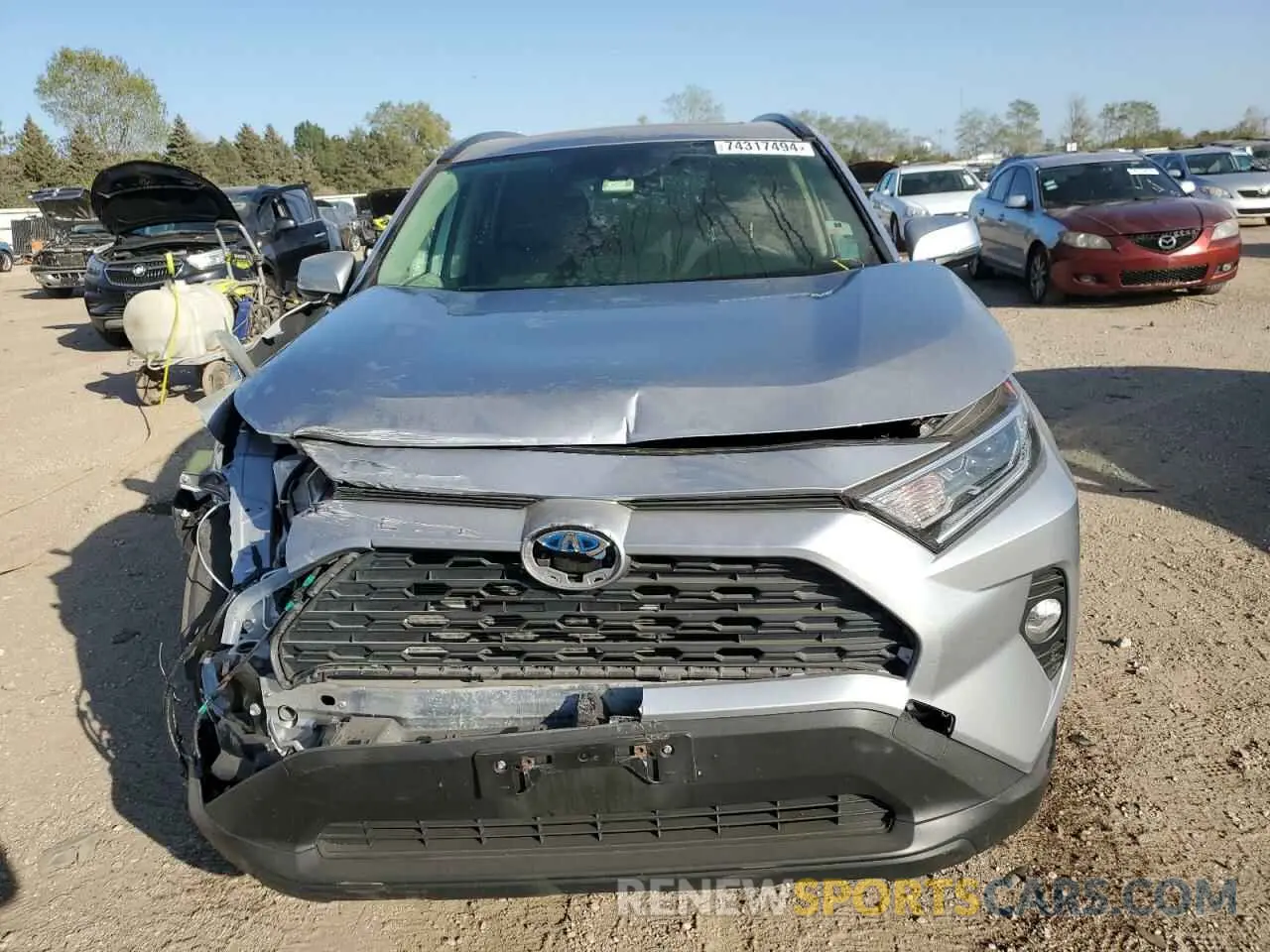 5 Photograph of a damaged car JTMRWRFV8KD006993 TOYOTA RAV4 2019