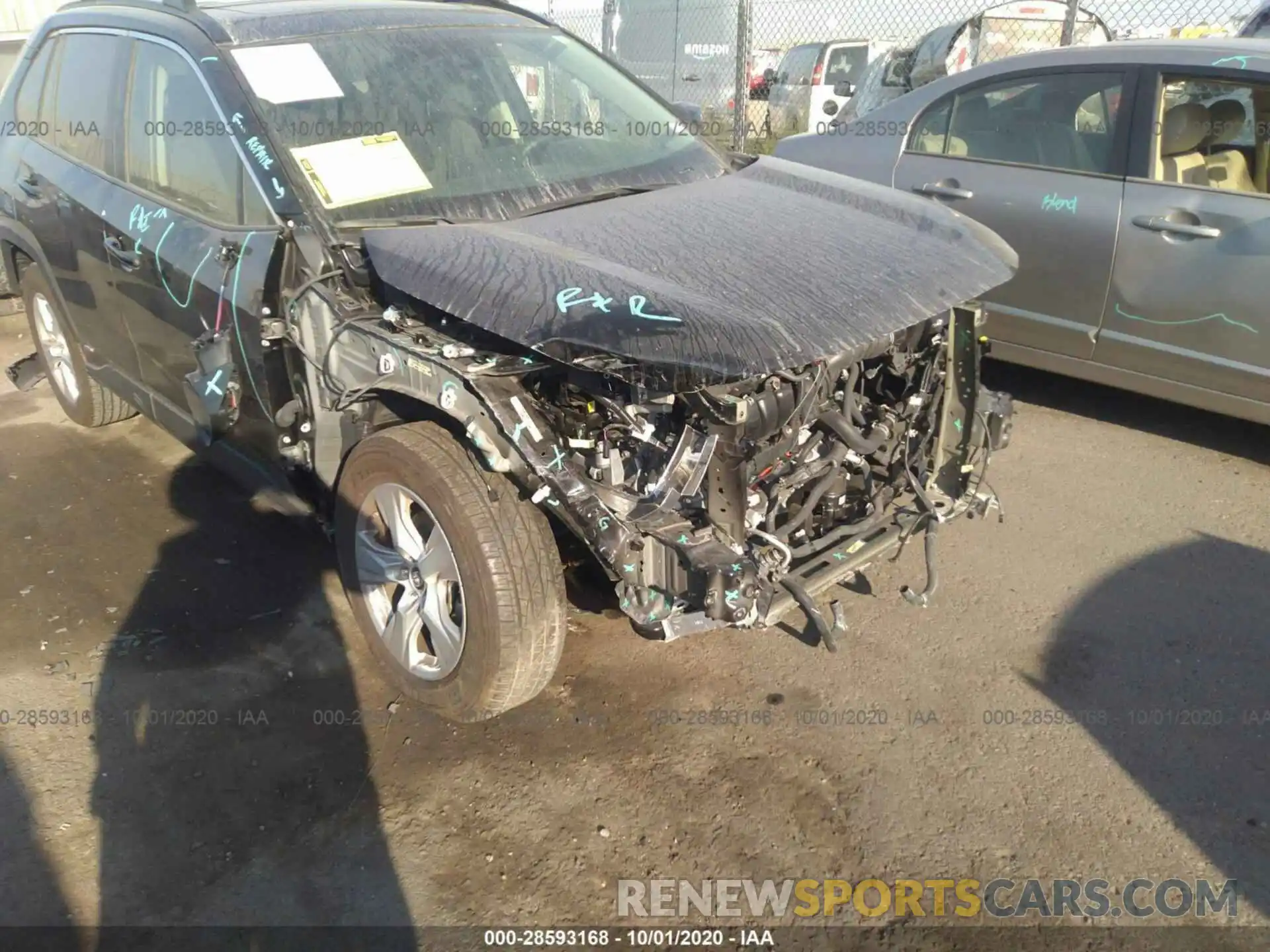 6 Photograph of a damaged car JTMRWRFV8KD026371 TOYOTA RAV4 2019