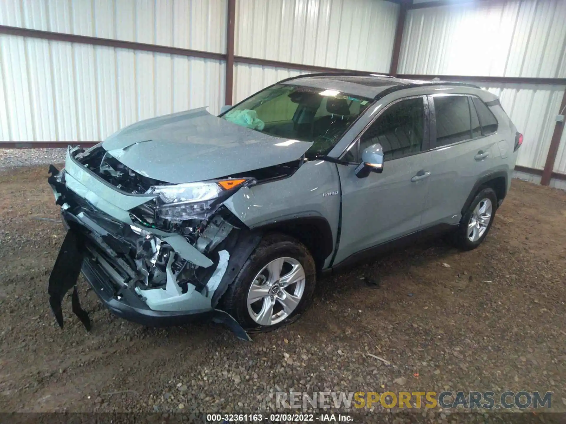 2 Photograph of a damaged car JTMRWRFV9KD009675 TOYOTA RAV4 2019