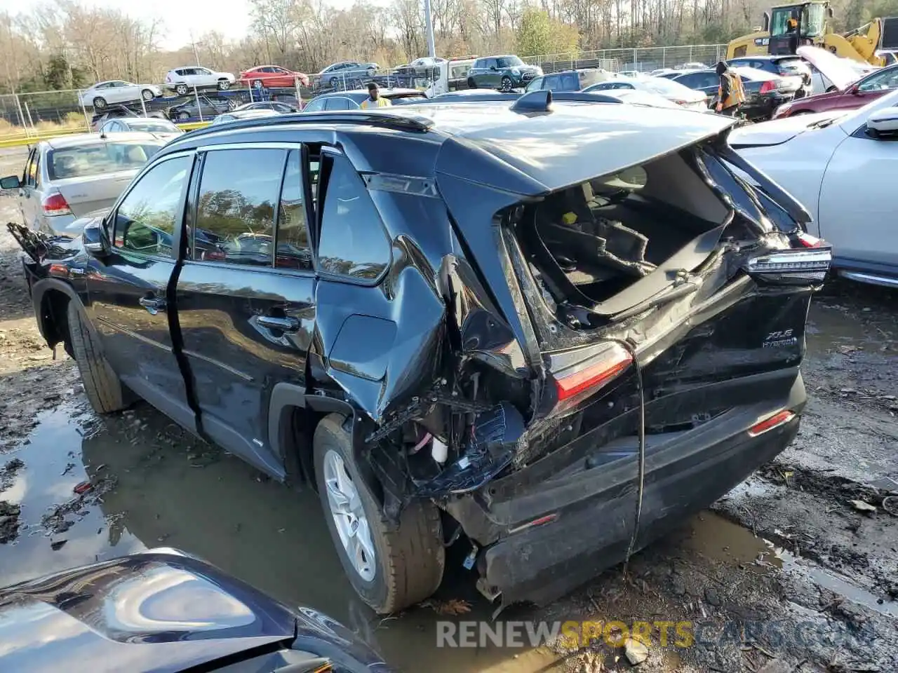 2 Photograph of a damaged car JTMRWRFV9KD523218 TOYOTA RAV4 2019